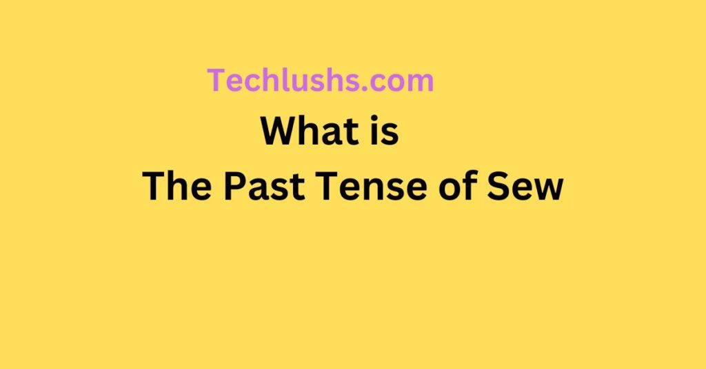 The-Past-Tense-of-Sew