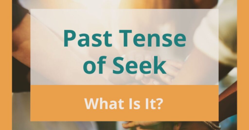 what-is-the-past-tense-of-seek